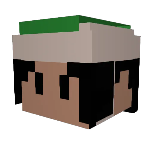 EerierTag796212 Minecraft avatar head, 3D render