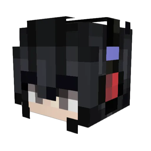 EerioEuw Minecraft avatar head, 3D render