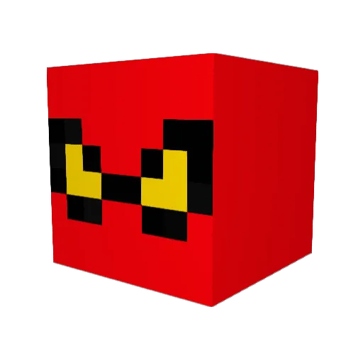 Eeroelo Minecraft avatar head, 3D render