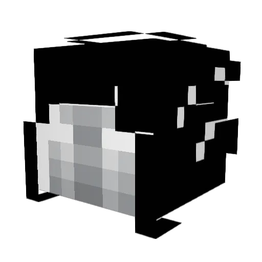 EetuX23 Minecraft avatar head, 3D render