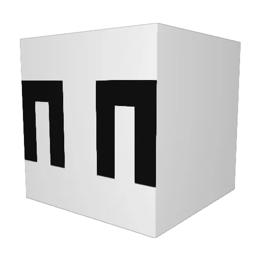 Eeve7 Minecraft avatar head, 3D render