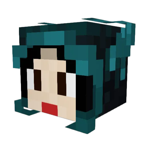 Eevee1020 Minecraft avatar head, 3D render