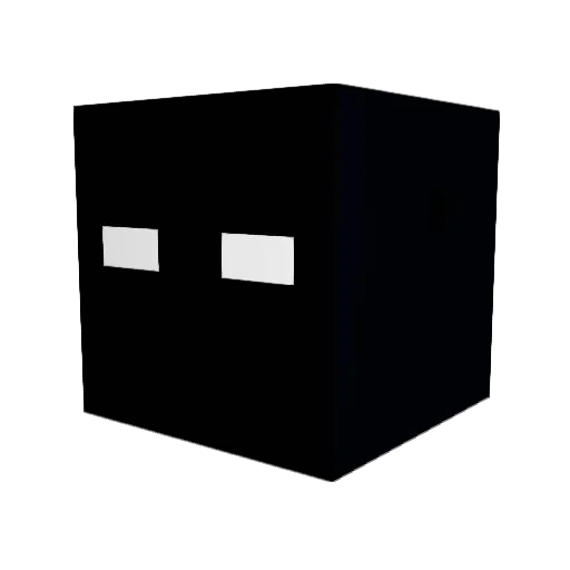 Eevee3345 Minecraft avatar head, 3D render