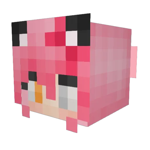Eevee4200 Minecraft avatar head, 3D render
