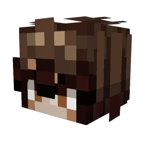 EeveeTylic Minecraft avatar head, 3D render