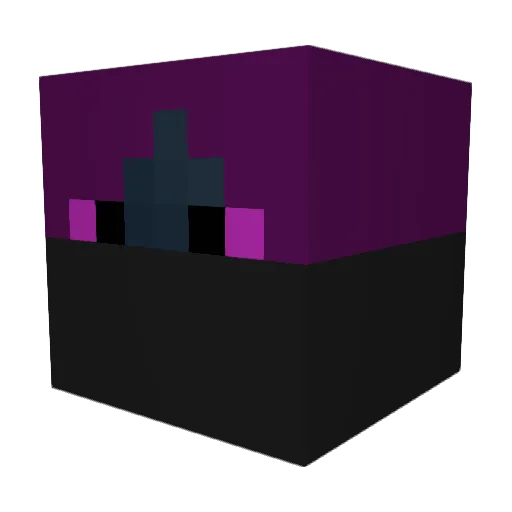 Eevee_D Minecraft avatar head, 3D render