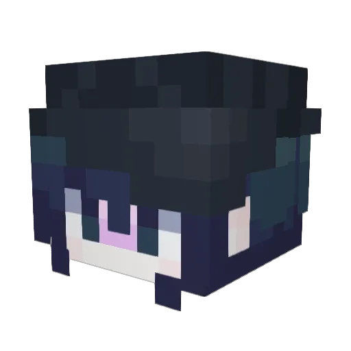 Eeveealtron Minecraft avatar head, 3D render