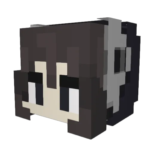 Eeveelol_ Minecraft avatar head, 3D render