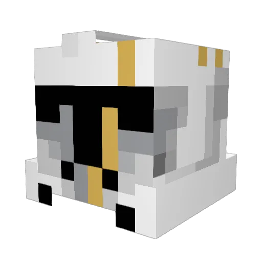 EeveonGaming Minecraft avatar head, 3D render