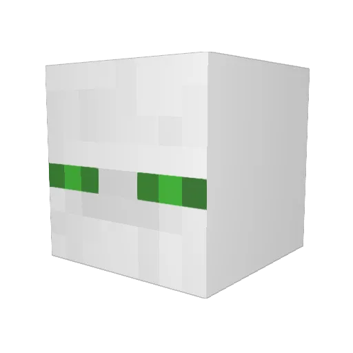 Eewd3 Minecraft avatar head, 3D render