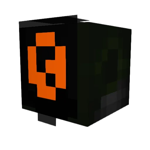 Eexer Minecraft avatar head, 3D render