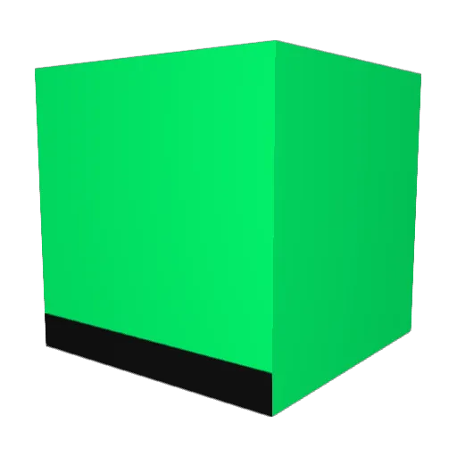 Eey5 Minecraft avatar head, 3D render