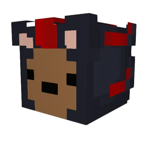 Eezyy_ Minecraft avatar head, 3D render