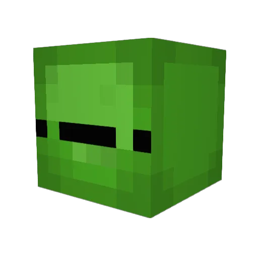 Efaar Minecraft avatar head, 3D render