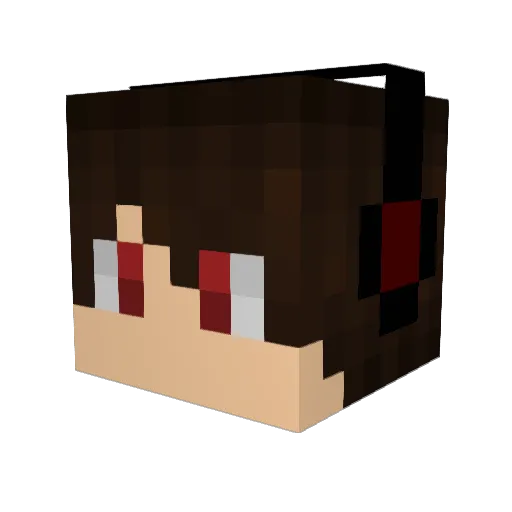 Efe2008 Minecraft avatar head, 3D render