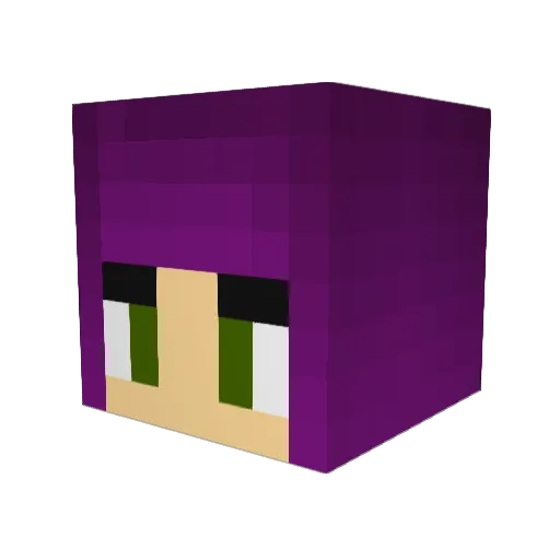 Efekarapinar Minecraft avatar head, 3D render
