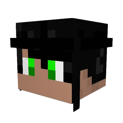 EfessBeyy Minecraft avatar head, 3D render
