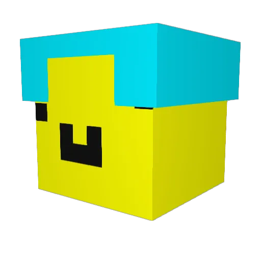 Efest0oo Minecraft avatar head, 3D render