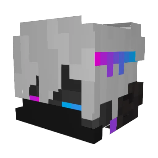 EffectNova Minecraft avatar head, 3D render