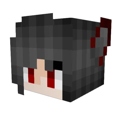 Effect_Arsenal Minecraft avatar head, 3D render