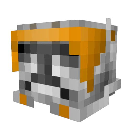 Effect_HD Minecraft avatar head, 3D render