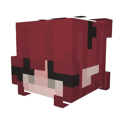 Effulgenes Minecraft avatar head, 3D render