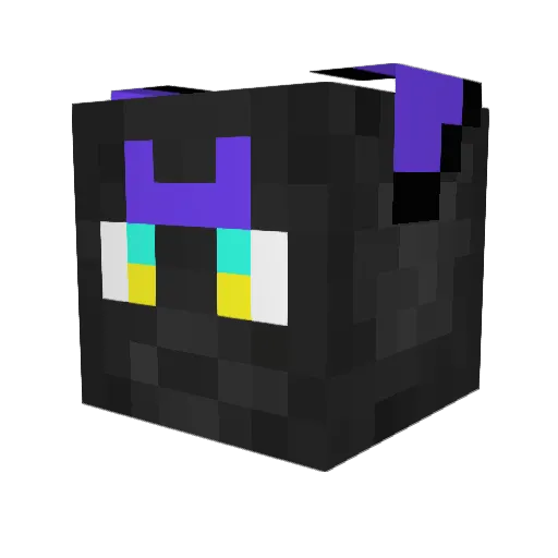 Efia1020 Minecraft avatar head, 3D render