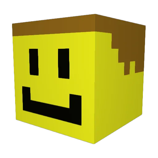 EfimoSasha Minecraft avatar head, 3D render