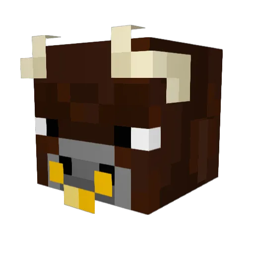 Efreet83 Minecraft avatar head, 3D render