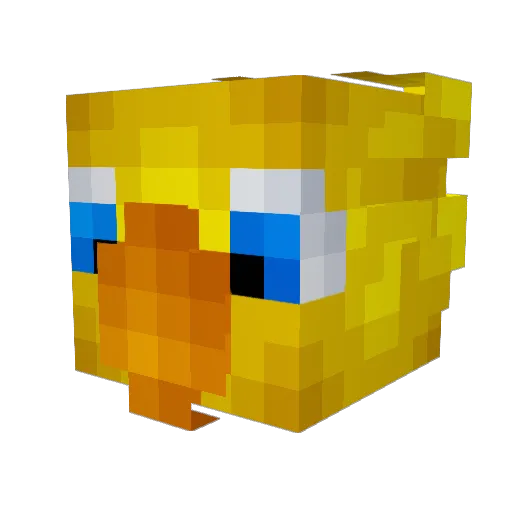 Efremo4ka Minecraft avatar head, 3D render