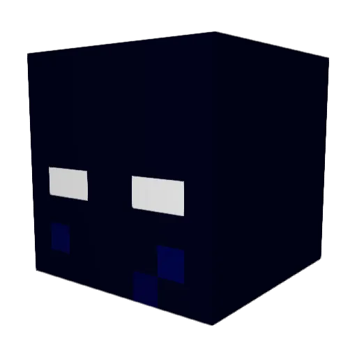 Efroidk7 Minecraft avatar head, 3D render