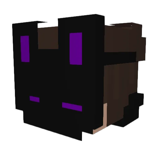 Efrosyna Minecraft avatar head, 3D render