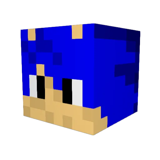 Eftalan_Quest Minecraft avatar head, 3D render