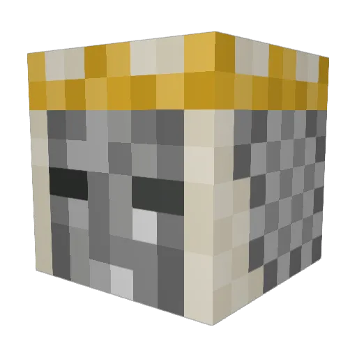 Efxwe Minecraft avatar head, 3D render