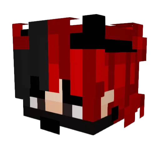 EgVei Minecraft avatar head, 3D render