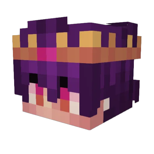 Egamer4606 Minecraft avatar head, 3D render