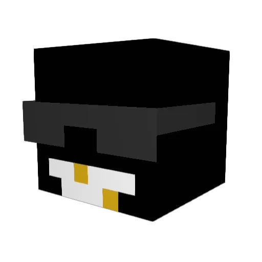 Egaron Minecraft avatar head, 3D render