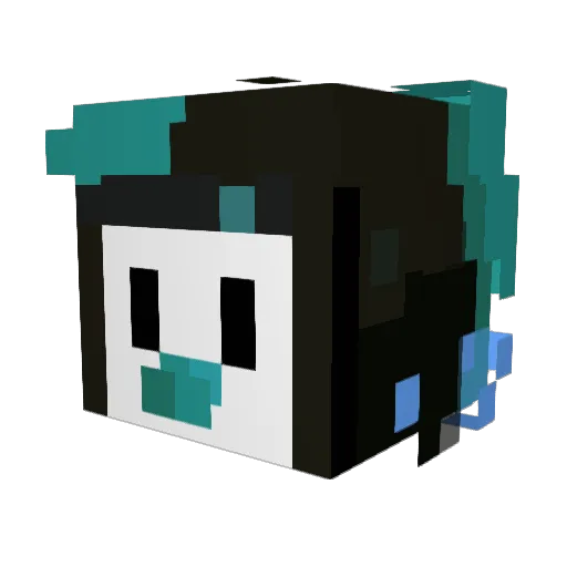 EgeArd Minecraft avatar head, 3D render