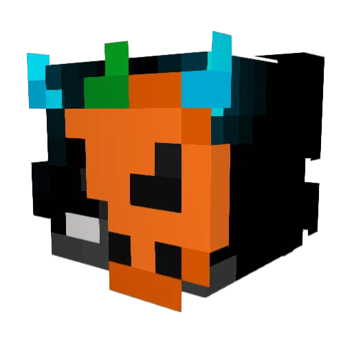 EgeBuzlu Minecraft avatar head, 3D render