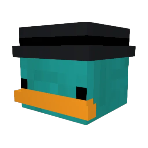 EgeGecikmis Minecraft avatar head, 3D render