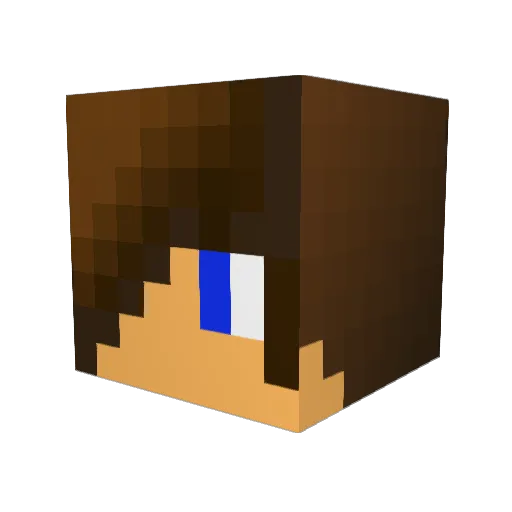 Ege_288 Minecraft avatar head, 3D render