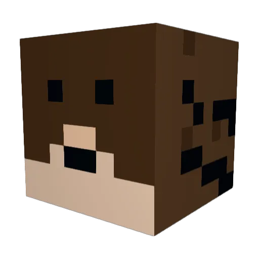 Egel_Explodeerde Minecraft avatar head, 3D render