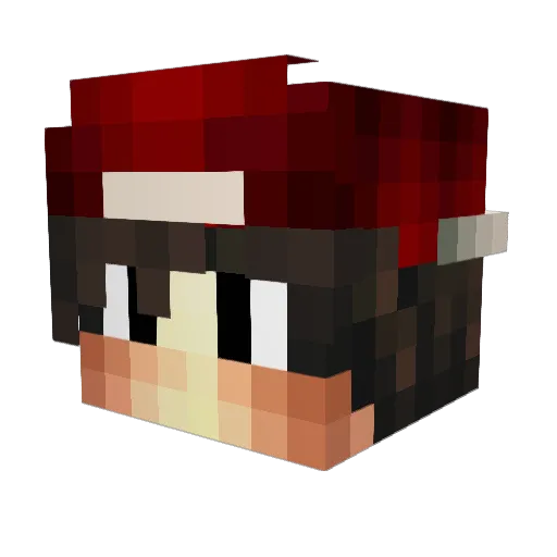 EgemirADS Minecraft avatar head, 3D render