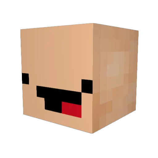 Egg1e1 Minecraft avatar head, 3D render