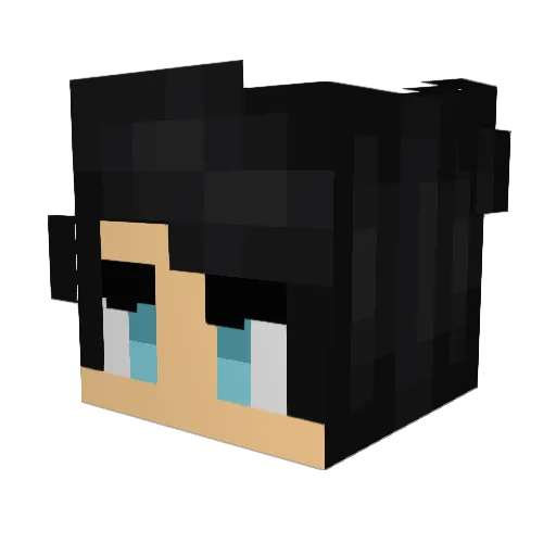 Egg973 Minecraft avatar head, 3D render