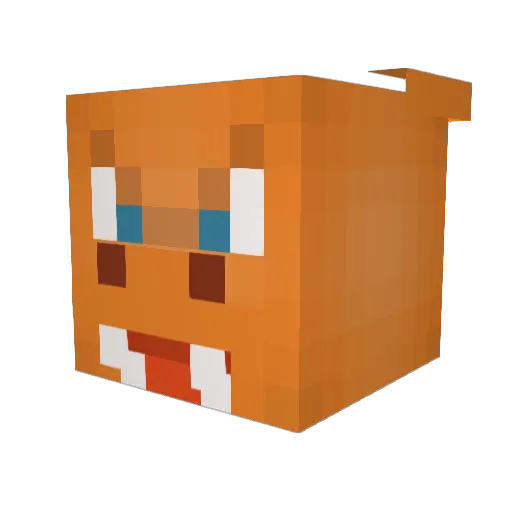 EggChevalier Minecraft avatar head, 3D render