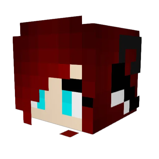 EggEzra Minecraft avatar head, 3D render