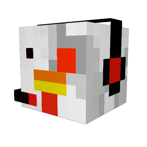 EggHead1233 Minecraft avatar head, 3D render