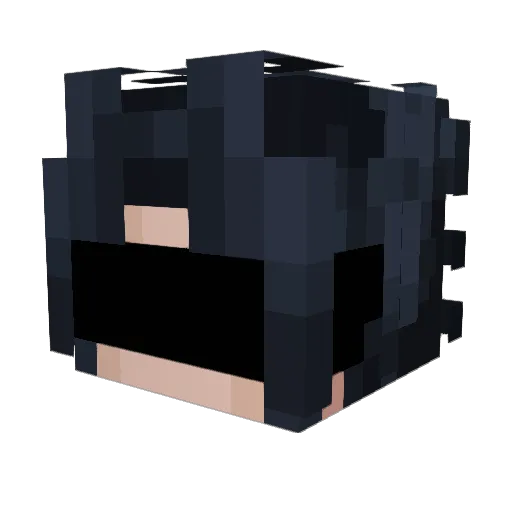 EggMonarch Minecraft avatar head, 3D render
