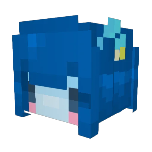 EggPudding Minecraft avatar head, 3D render